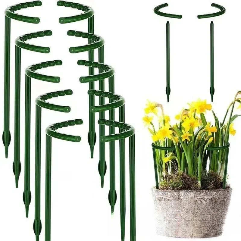Vine Climbing Plastic - 植物サポートパイルガーデン半円形フラワースタンドケージ植物成長固定ロッドつる性植物クライミングブラケットステークホルダー盆栽ツール