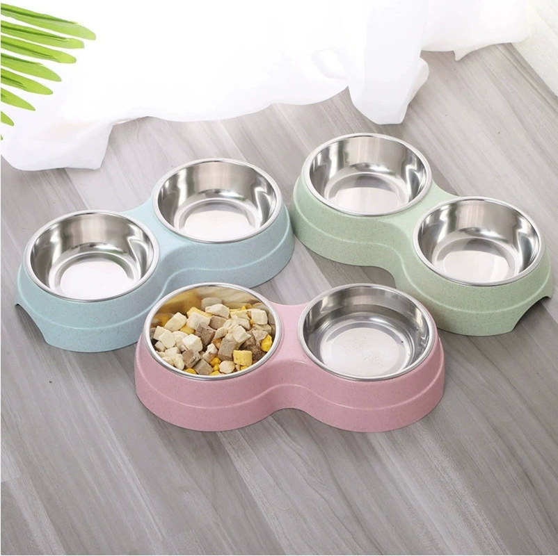 1個入りステンレス製ダブルドッグボウル、滑り止めベース付き、 - Royal Canin Food Medium のレビューと価格