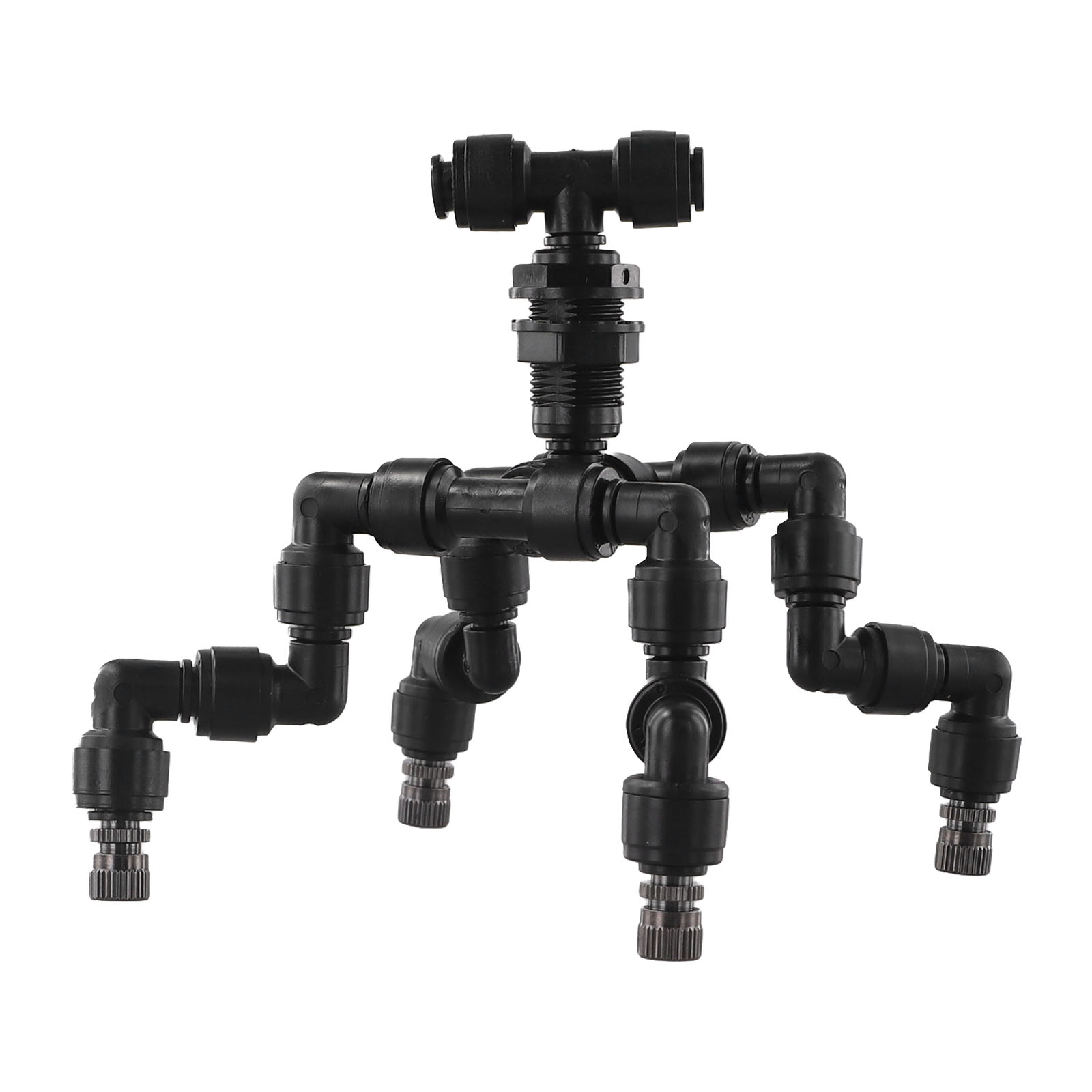 黒色プラスチック製360度回転ミストノズル、調整可能なスプリ - Misting Nozzle Reptile のレビューと価格
