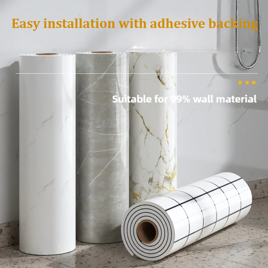 防水自己粘着大理石ウォールステッカー 40枚 DIY簡単設置 - Pvc Panel Background のレビューと価格