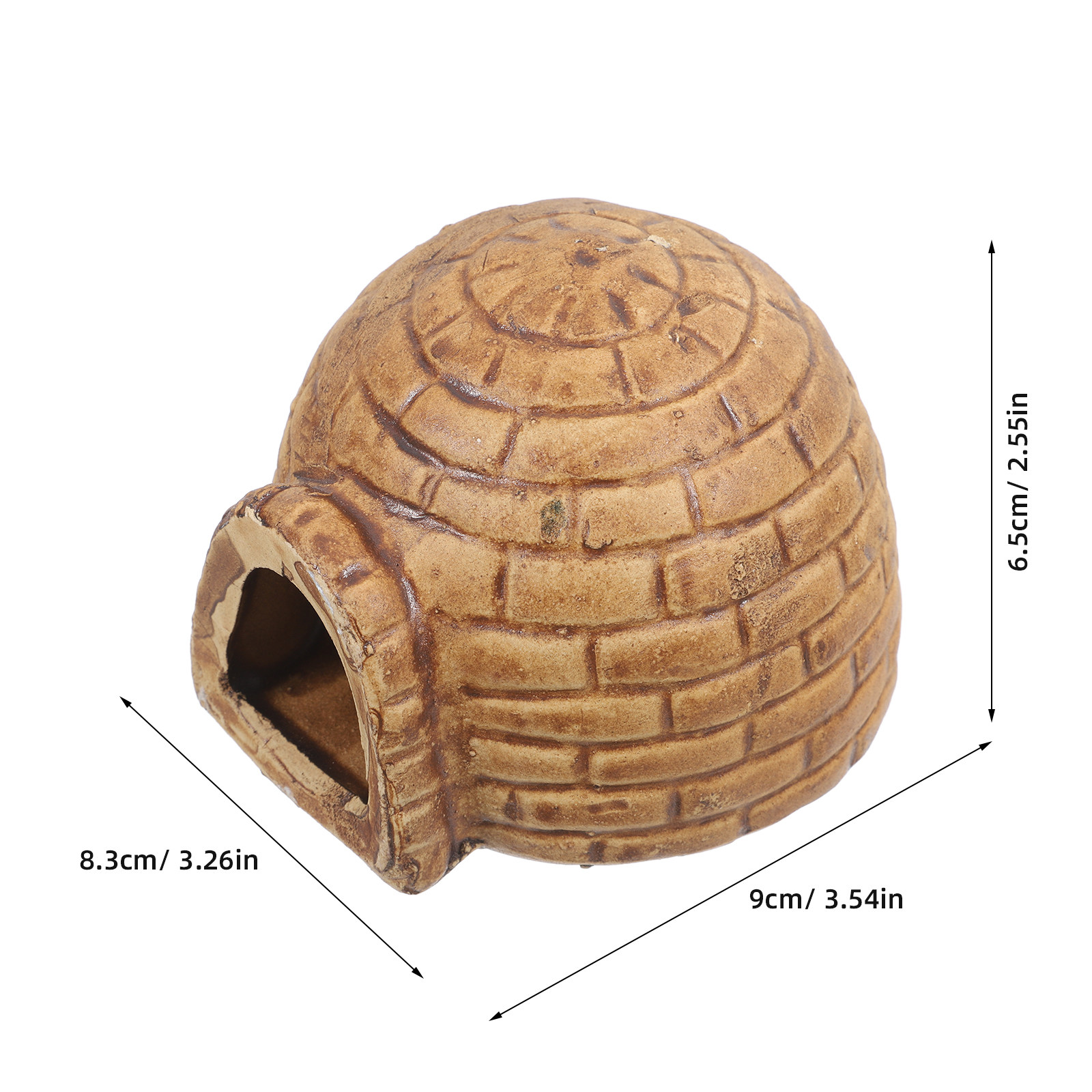 水槽用魚の隠れ家 セラミック製 プレコケーブ エビ繁殖用隠れ - Hide Cave Ceramic のレビューと価格