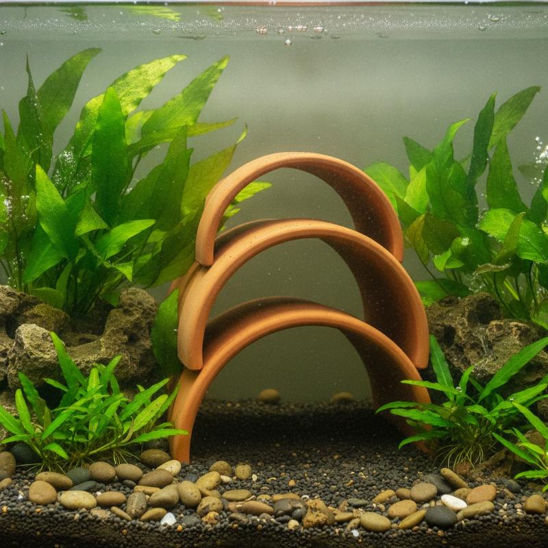 セラミック製魚の産卵洞窟　通気性のある赤い装飾エビの隠れ家　 - Hide Cave Ceramic のレビューと価格