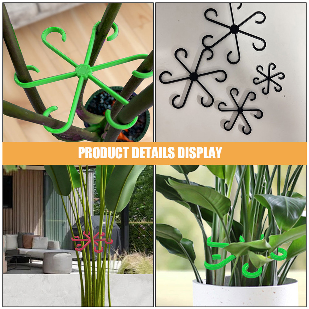 つる性植物用植物サポートクリップ12個セット 再利用可能なプ - Vine Climbing Plastic のレビューと価格