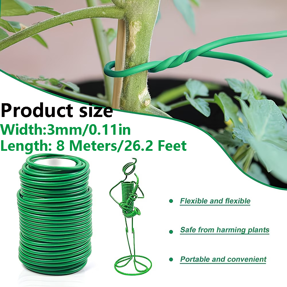 1ロールの頑丈なガーデンケーブルタイ、つる性植物の支えに最適 - Vine Climbing Plastic のレビューと価格