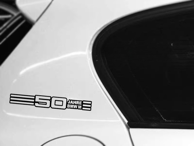 BMW 50周年記念カーステッカー BMW改造三角窓リアガラ - Glass Door Hinge のレビューと価格