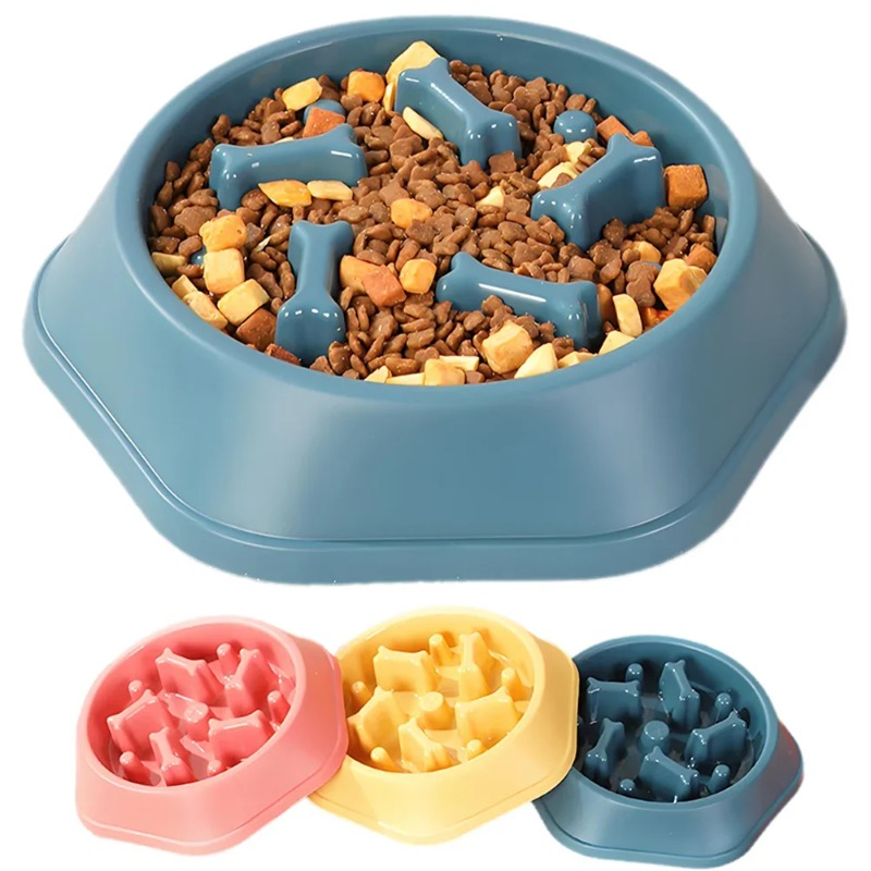 1個入りスローフィーダー犬用ボウル、窒息防止子犬用フードボウ - Royal Canin Food Medium のレビューと価格